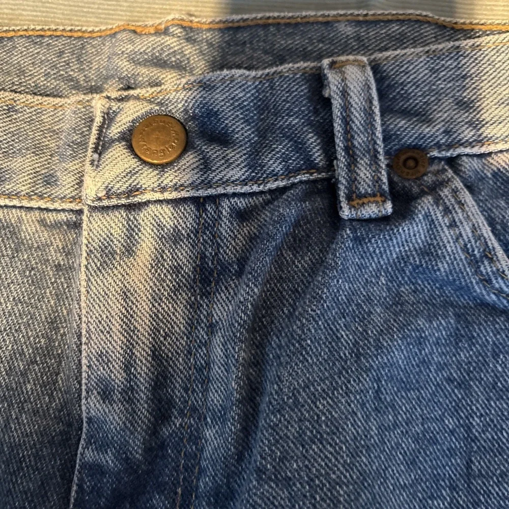Wrangler Authentic Jeans 16 Husky M Wash Straight Leg Denim 95ERUVW L382-022